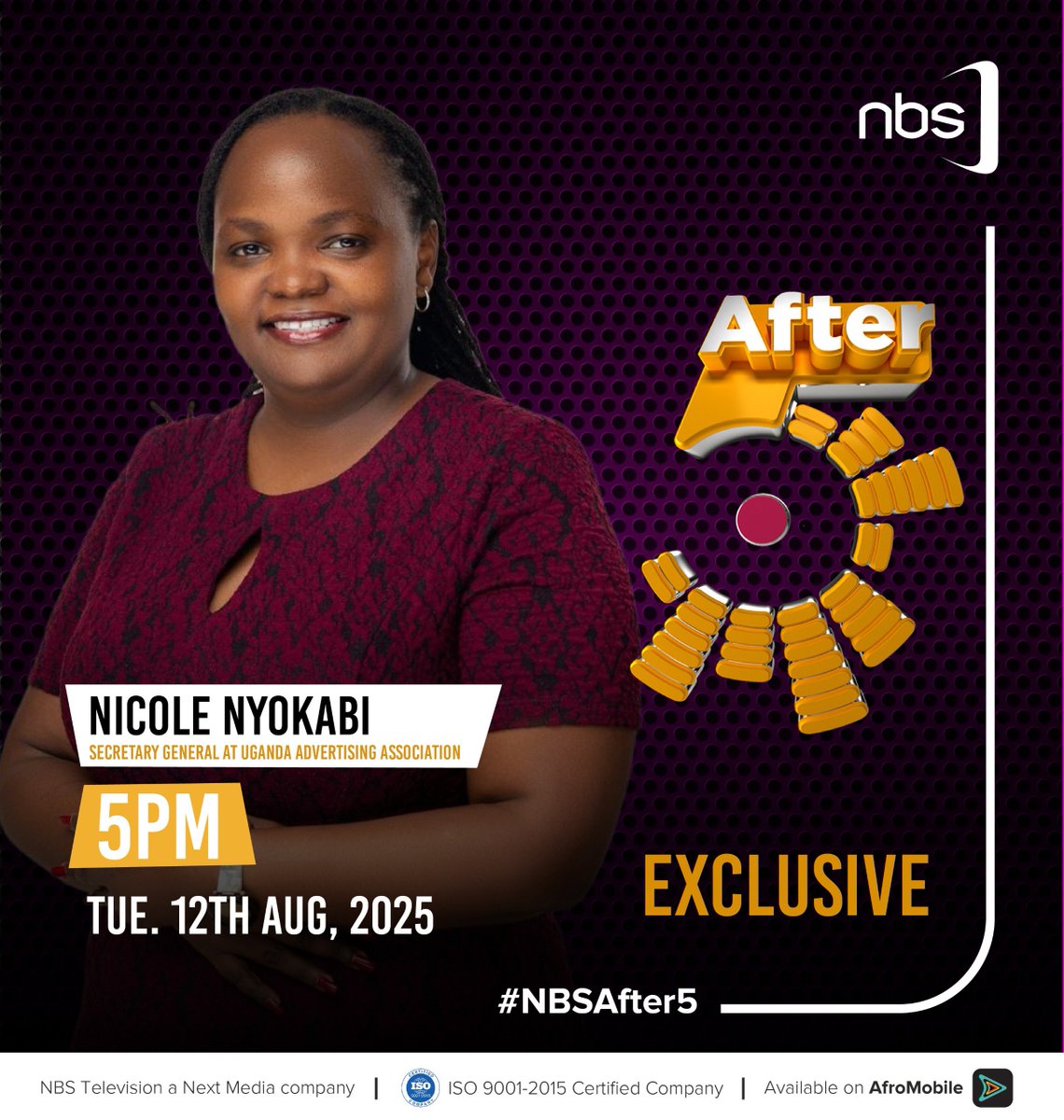 Silverback Awards (@silverbacksug) on Twitter photo The countdown to #SilverbackAwards25 is ON
Catch our 2 reps, <a href="/WinbazLitz/">Winbaz Litz</a> Program Manager & <a href="/Ginnynjau/">Vig</a> General Secretary <a href="/UAA_Uganda/">Uganda Advertising Association - UAA</a>, on <a href="/nbstv/">NBS Television</a> AFTER 5. at 5 PM on #NBSAfter5, as they talk all things SILVERBACK, including how 100 men can wrestle a silverback (just kidding) The countdown to #SilverbackAwards25 is ON
Catch our 2 reps, <a href="/WinbazLitz/">Winbaz Litz</a> Program Manager & <a href="/Ginnynjau/">Vig</a> General Secretary <a href="/UAA_Uganda/">Uganda Advertising Association - UAA</a>, on <a href="/nbstv/">NBS Television</a> AFTER 5. at 5 PM on #NBSAfter5, as they talk all things SILVERBACK, including how 100 men can wrestle a silverback (just kidding)