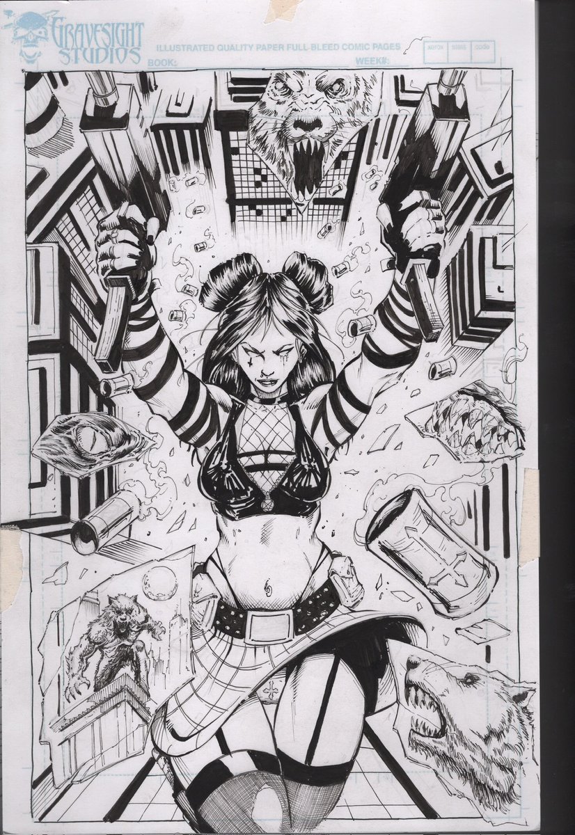 Fun cover I started traditionally .   check our  <a href="/KoniWaves/">Mark Poulton 👑</a> campaign‼️