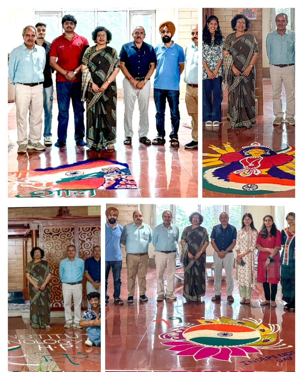 NIT Hamirpur joins Har Ghar Tiranga 2025 with enthusiasm from 2–15 August. Campus is alive with patriotic celebrations — Rangoli &amp; quiz competitions; Tiranga Yatra &amp; Nsha Mukt Bharat pledge,
 #HGT2025 
#NITHamirpur #HarGharTiranga #IndependenceDay2025 #PatriotismInAction