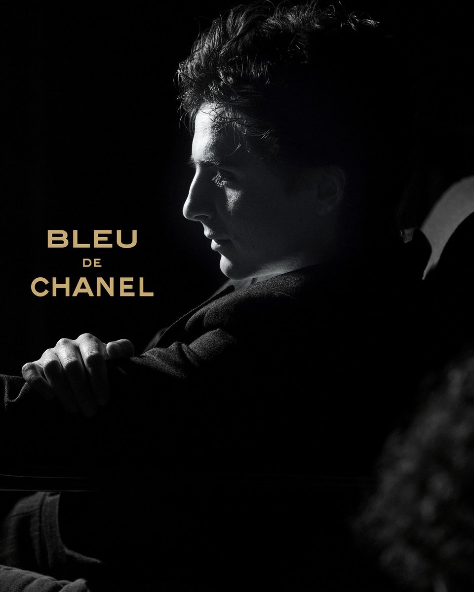 Timothée Chalamet para o Bleu de Chanel L’Exclusif.

Chanel via Instagram (chanelofficial)