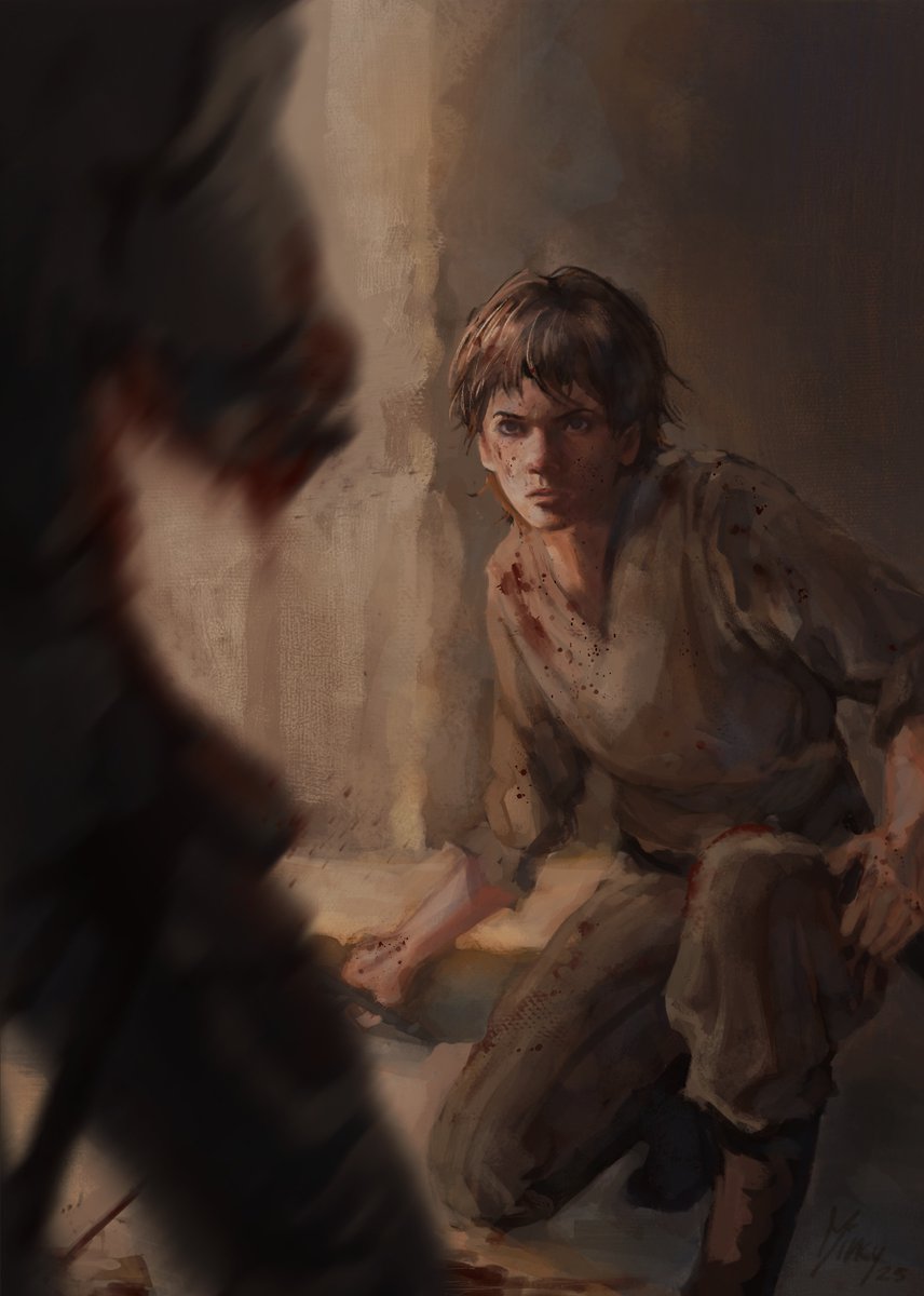 One of my recent favorites, I hope to keep improving at this painting thing. Also, Arya! Or Arry?