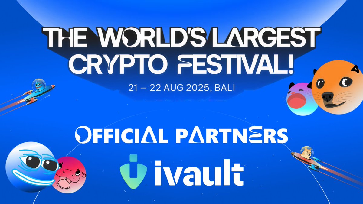 ivault (@ivaultapp) on Twitter photo Bali’s heating up... and it’s not just the sun.
We’re proud to be a partner of <a href="/CoinfestAsia/">Coinfest Asia</a>, where Web3 meets waves.
From big ideas to beachside chats, ivault’s bringing the shareconomy to the party. Will you be there?
📍Bali, 21-22 August 2025📆 Bali’s heating up... and it’s not just the sun.
We’re proud to be a partner of <a href="/CoinfestAsia/">Coinfest Asia</a>, where Web3 meets waves.
From big ideas to beachside chats, ivault’s bringing the shareconomy to the party. Will you be there?
📍Bali, 21-22 August 2025📆
