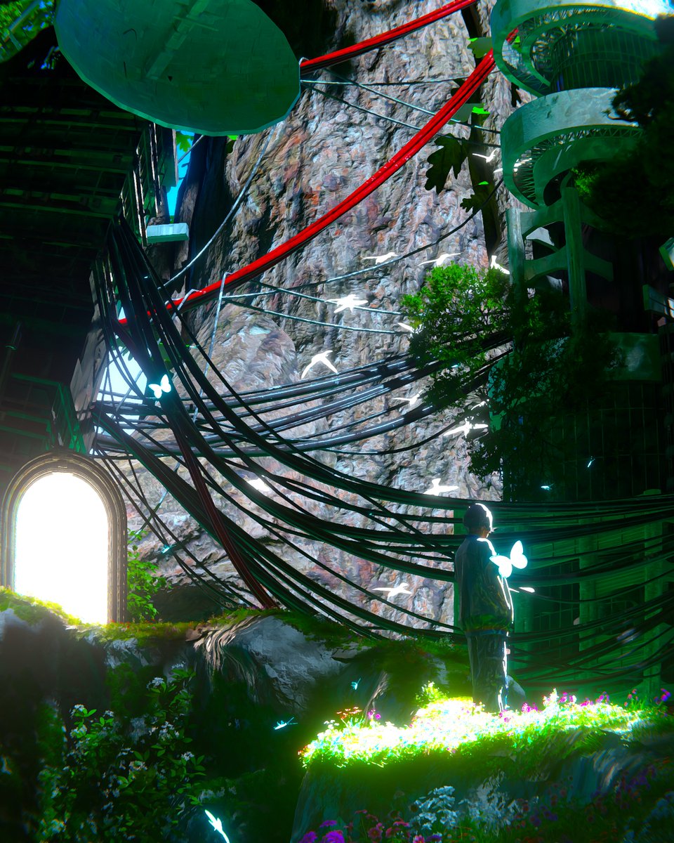 EniDeez's tweet photo. 💿🌳📡
#blender #3DCG #AnimeArt #JRPG https://t.co/ZnlYAd7Vg5