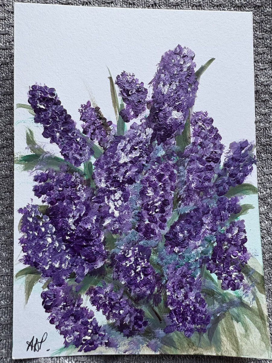 #lavendar #acrylicpainting
