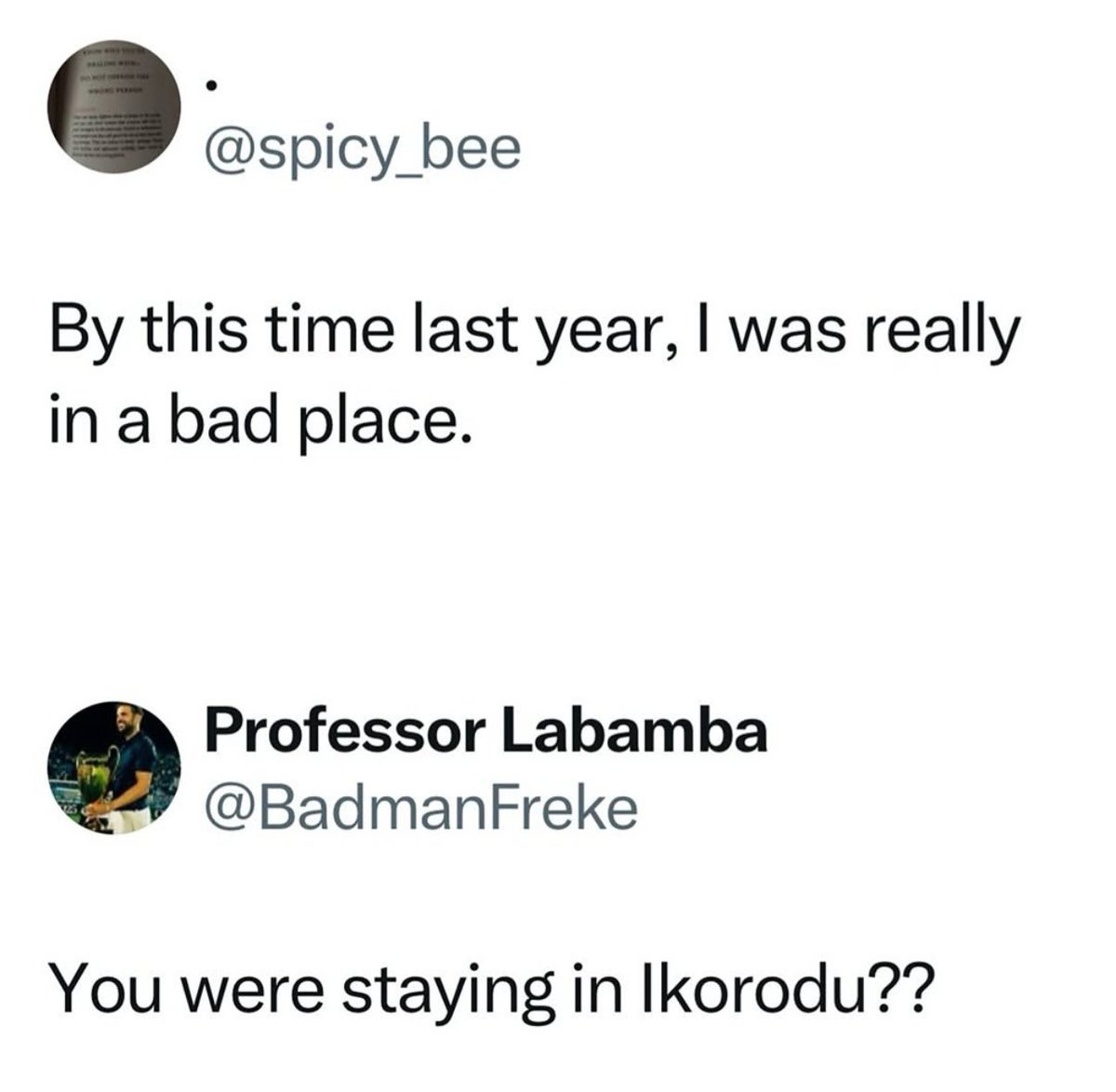 Ikorodu people dey go through a lot 😭
