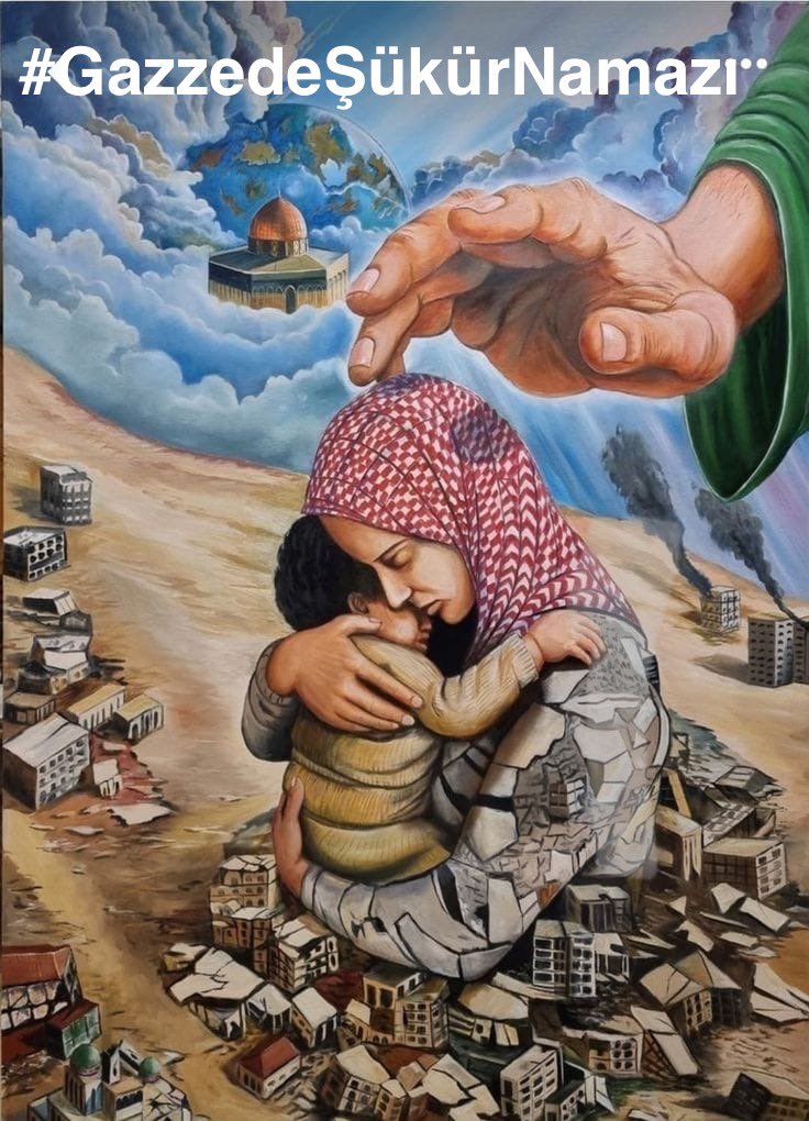 Recep Tayyip Erdoğan'ın dediği gibi ,mazlumun yanında durmaya devam ediyoruz.
#GazzedeŞükürNamazı