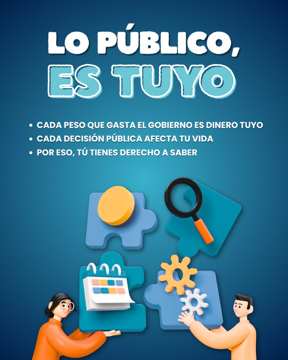 💰 Cada peso público es tuyo.
📄 Cada decisión te impacta.
🔍 Por eso, tienes derecho a saber.

#Transparencia #CEGAIP #DerechoALaInformación