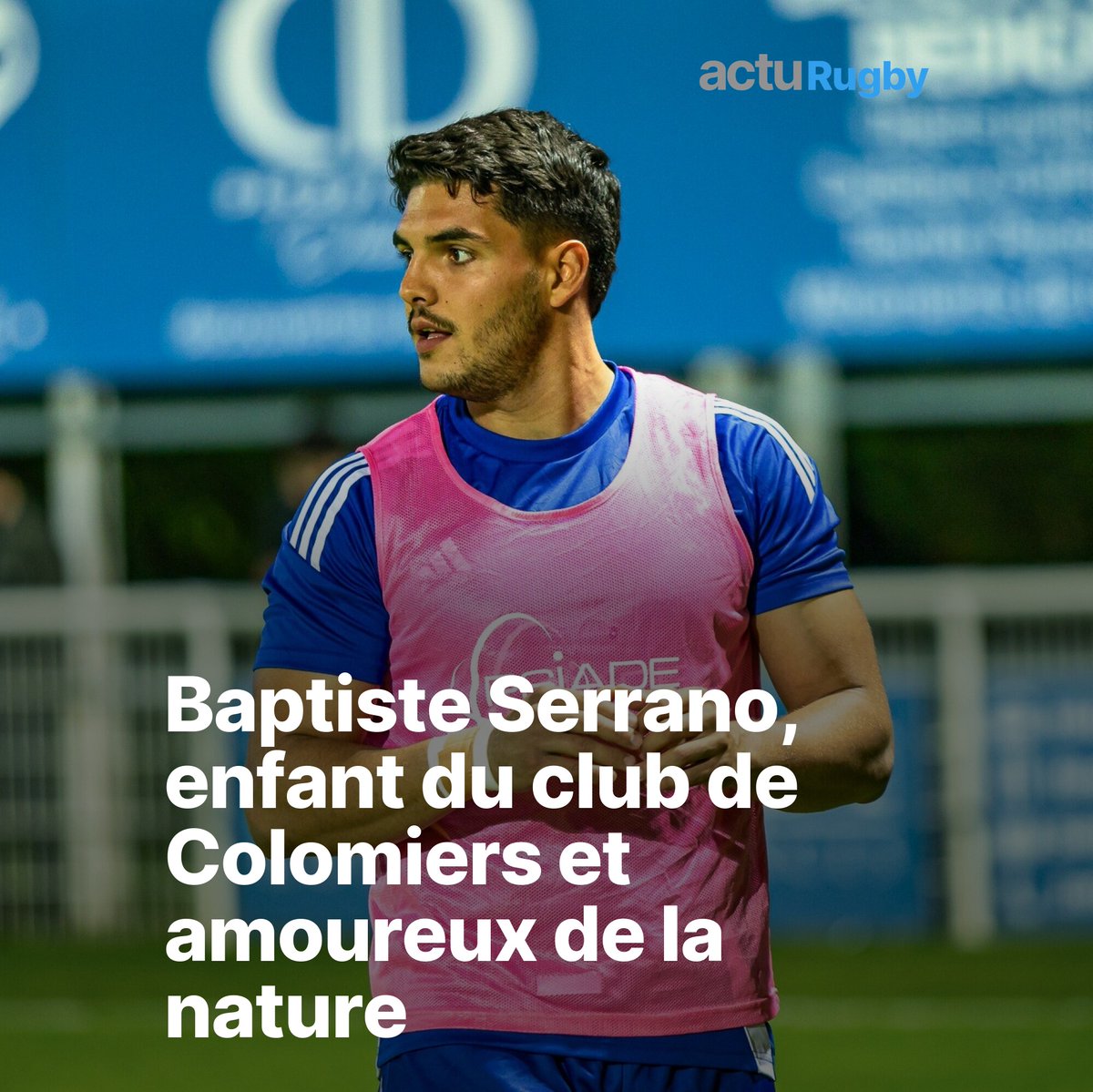 🔵⚪🕊️ Arrivé à l'école de rugby de <a href="/ColomiersRugby/">Colomiers Rugby</a> , Baptiste Serrano vit un rêve agrémenté de passions pour la pêche et la nature ! ⬇️

actu.fr/sports/rugby/p…