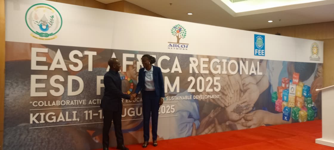 kenaff_farmers's tweet photo. 🌍 #KENAFFInAction at the East Africa Regional #ESD Forum 2025 – Kigali!
Mary Kageni, Head of Climate Action, joins regional partners to advance green education from policy to grassroots, driving SDGs by 2030. 🌱
#SustainableDevelopment #ClimateAction #SDGs2030 https://t.co/7wQp5TsyBE