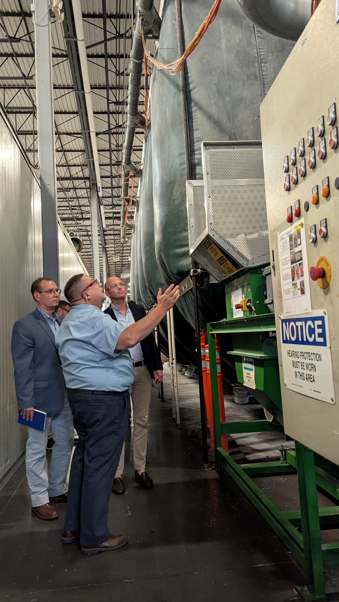 During his visit to <a href="/alleguard/">Alleguard</a>  in South Carolina, <a href="/RepTimmons/">Congressman William Timmons</a> discussed the value of American-made products, his interests focused on the entire EPS #manufacturing process as he toured the facilities.