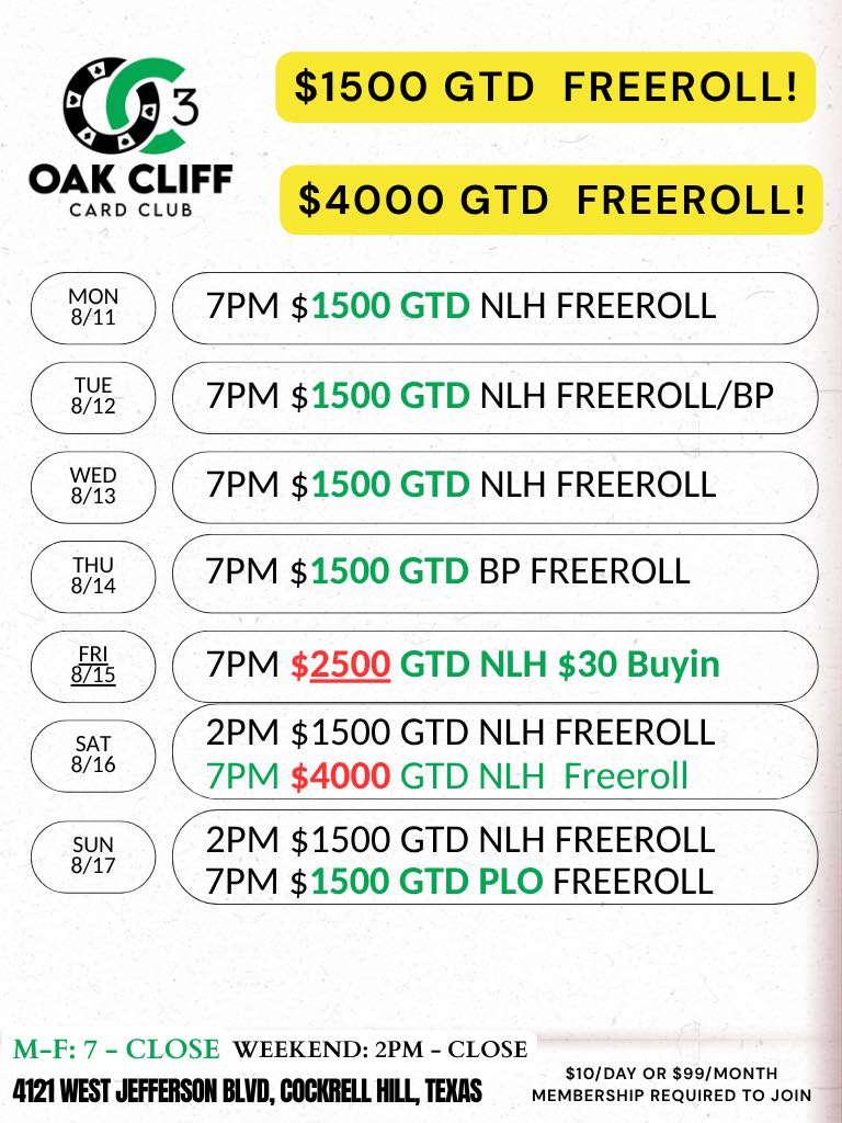 Oak Cliff Card Club tweet media