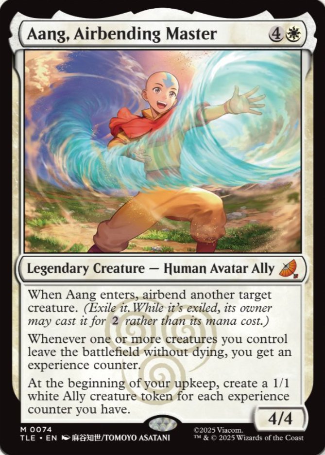 MTG x AVATAR・ジャンプスタート】 《気の技の達人、アン