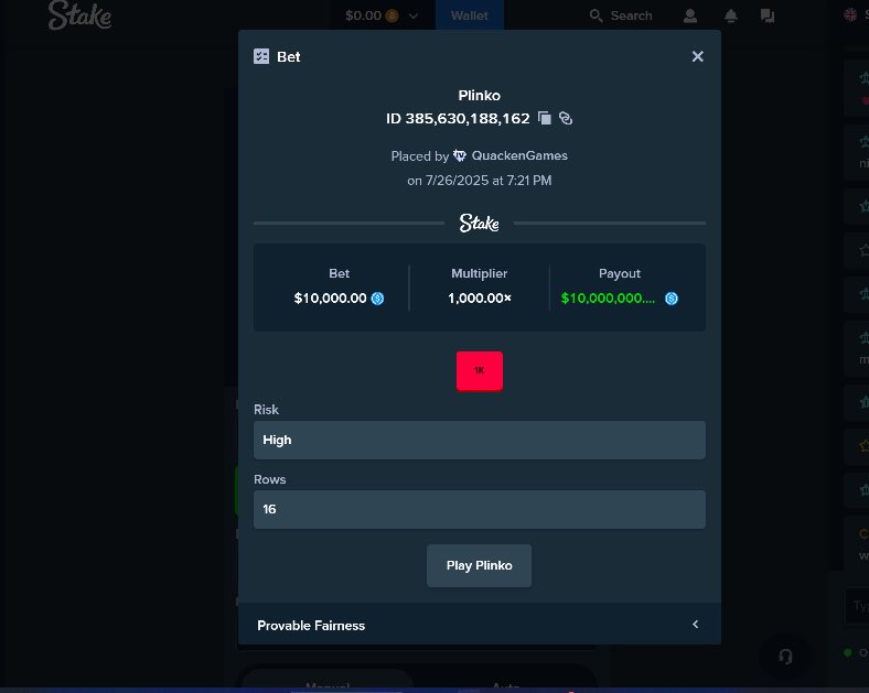 Bigfoltz (@bigfoltz) on Twitter photo $10 MILLION DOLLARS
THE LARGEST PLINKO WIN IN <a href="/Stake/">Stake.com</a> HISTORY
and it was a player under code “Bigfoltz”
$1,000 giveaway to celebrate
10 x $100
✅ RT/LIKE
✅ Follow <a href="/ArtyBeQuacken/">ARTYBEQUACKEN</a> & <a href="/BigfoltzVIP/">Bigfoltz.com</a>
✅ Tag a friend 👇 $10 MILLION DOLLARS
THE LARGEST PLINKO WIN IN <a href="/Stake/">Stake.com</a> HISTORY
and it was a player under code “Bigfoltz”
$1,000 giveaway to celebrate
10 x $100
✅ RT/LIKE
✅ Follow <a href="/ArtyBeQuacken/">ARTYBEQUACKEN</a> & <a href="/BigfoltzVIP/">Bigfoltz.com</a>
✅ Tag a friend 👇