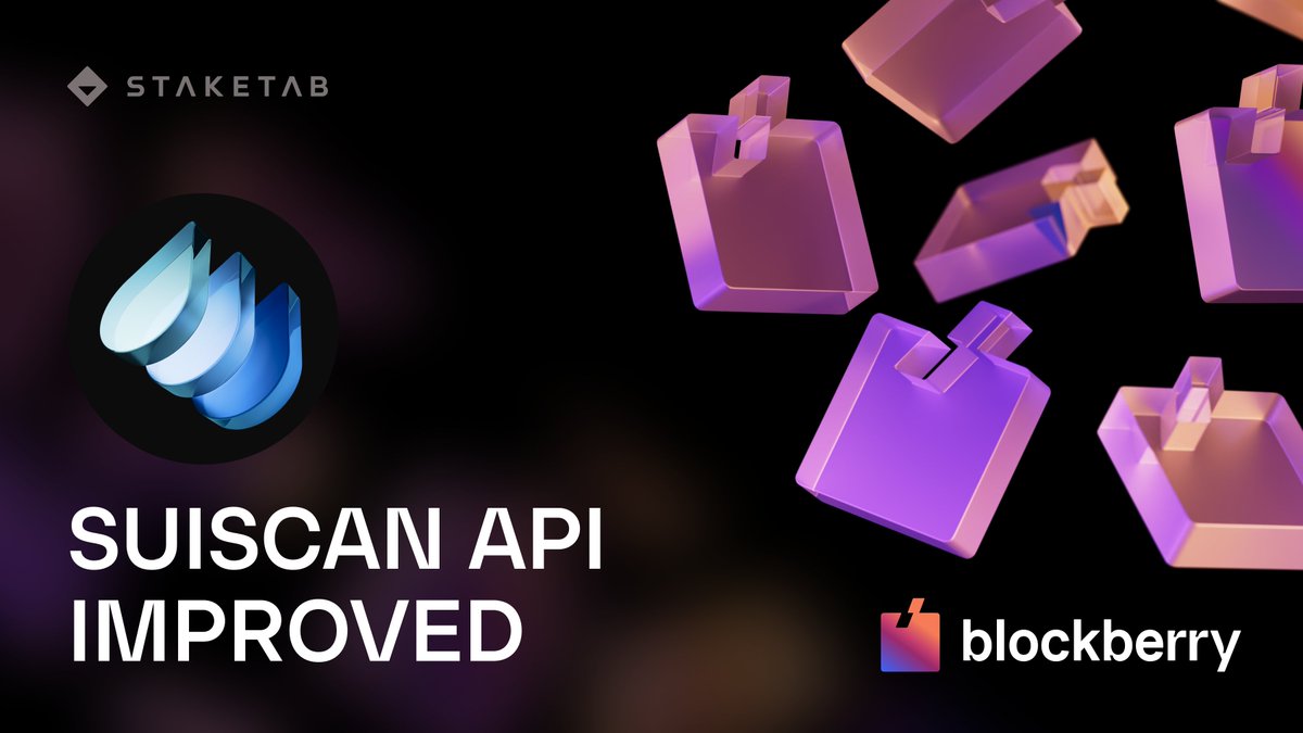 blockberry_api's tweet photo. ⚡ #Suiscan API just got faster ⚡

✅ Performance boost
✅ Ultra-fast response time
✅ Optimized infrastructure

Learn more👉
https://t.co/qKl2nBddm8 https://t.co/RarmAtLsd2