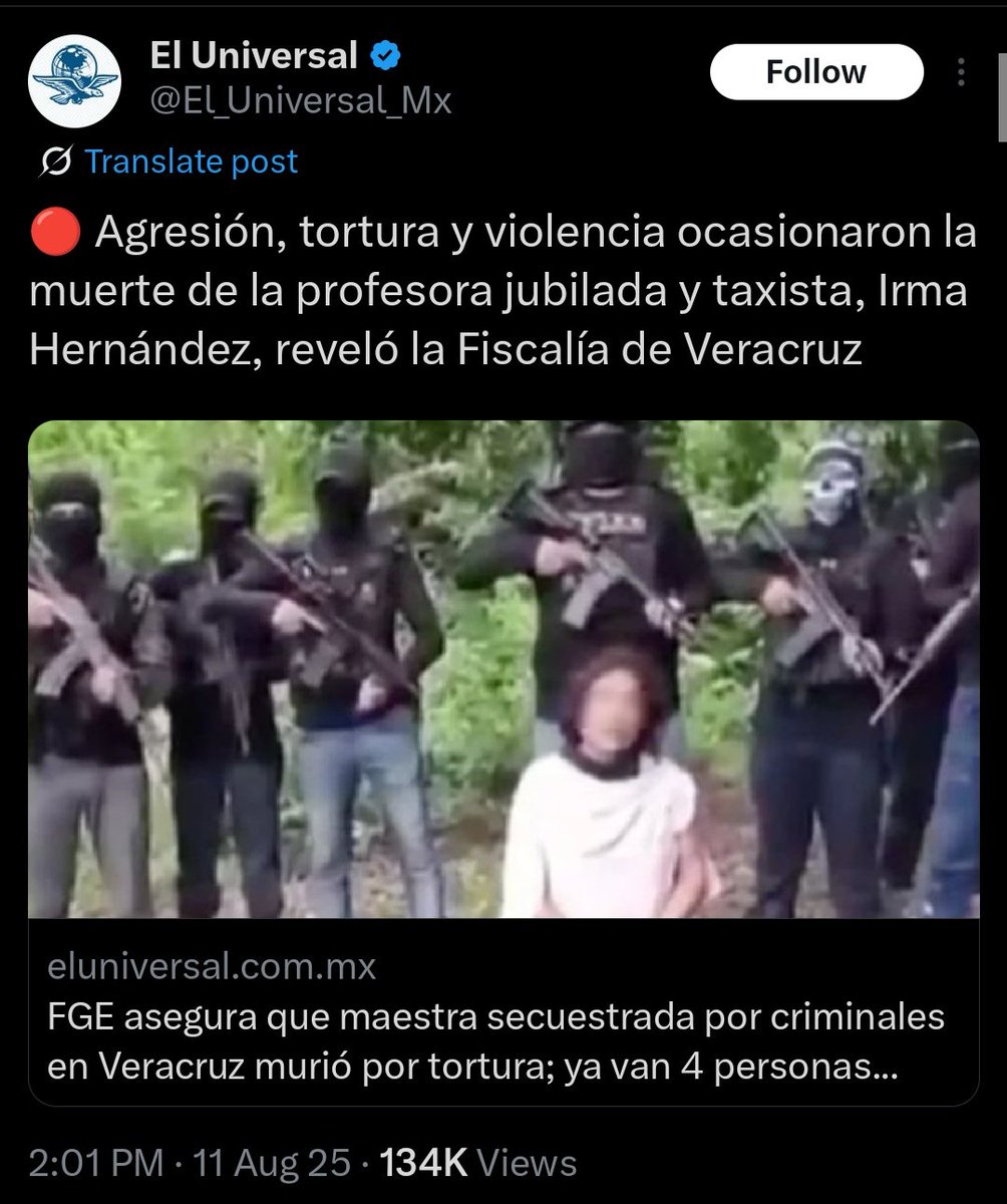 México es un narco gobierno y uno muy violento, tipo países árabes.