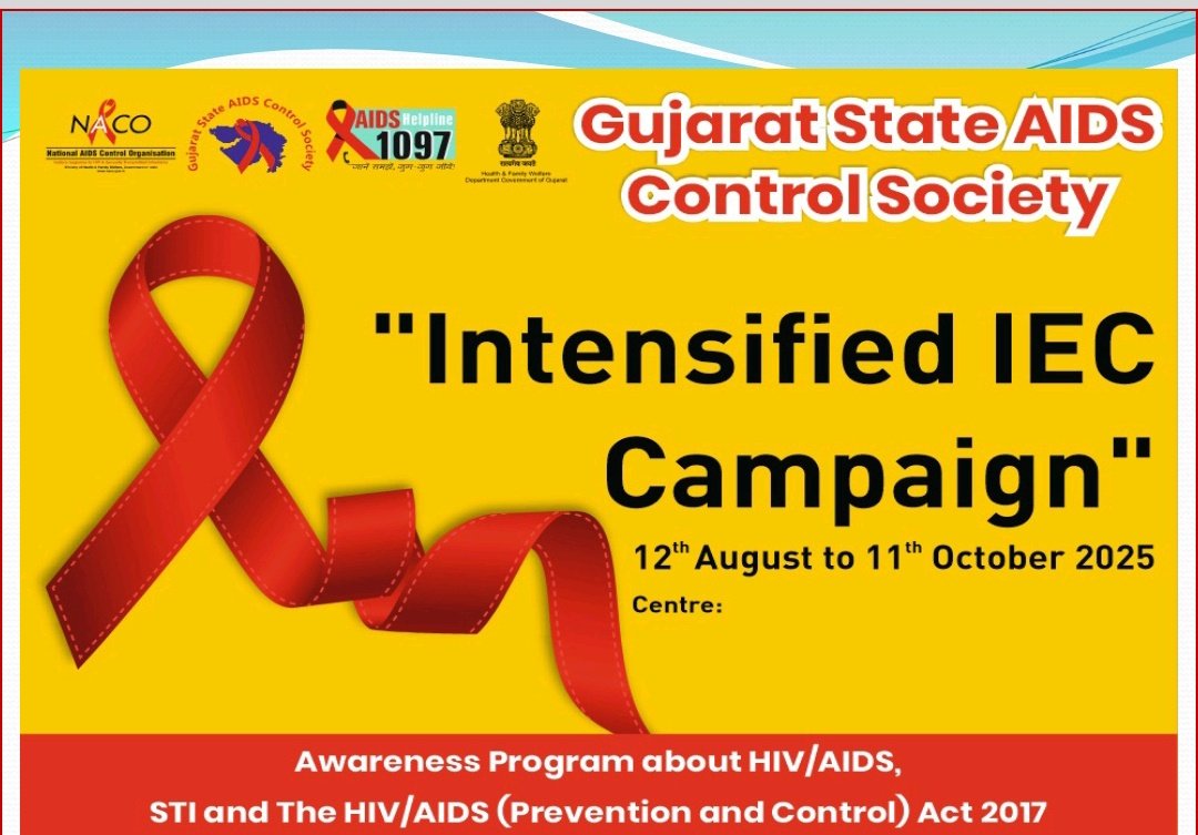 Chief District Health Office (CDHO) MEHSANA (@cdhomeh) on Twitter photo ૧૨ મી ઓગષ્ટ ૨૦૨૫ “યુવા દિન”નિમિત્તે દિશા યુનિટ,મહેસાણા દ્વારા“ઈન્ટેન્સીફાઈડ આઈ.ઈ.સી. કેમ્પેઈન ૨૦૨૫”નું લોન્ચીગ કાર્યકમ જીલ્લા ટી.બી.સેન્ટર,મહેસાણા ખાતે યોજાયો. <a href="/NACOINDIA/">National AIDS Control Organisation</a> #aidsawareness #preventionandcontrol
#HIVAwareness #intensifiedieccampaign <a href="/CollectorMeh/">Collector Mehsana</a> <a href="/ddo_mehsana/">DDO Mehsana</a> ૧૨ મી ઓગષ્ટ ૨૦૨૫ “યુવા દિન”નિમિત્તે દિશા યુનિટ,મહેસાણા દ્વારા“ઈન્ટેન્સીફાઈડ આઈ.ઈ.સી. કેમ્પેઈન ૨૦૨૫”નું લોન્ચીગ કાર્યકમ જીલ્લા ટી.બી.સેન્ટર,મહેસાણા ખાતે યોજાયો. <a href="/NACOINDIA/">National AIDS Control Organisation</a> #aidsawareness #preventionandcontrol
#HIVAwareness #intensifiedieccampaign <a href="/CollectorMeh/">Collector Mehsana</a> <a href="/ddo_mehsana/">DDO Mehsana</a>