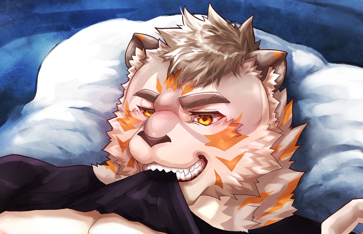 #コウガ廊
🔞イラストですがお顔めっちゃ良く描けたのでお顔ドアップバージョンですっ！
全身🔞バージョンはサブ垢でポストしてますのでよろしければ😳