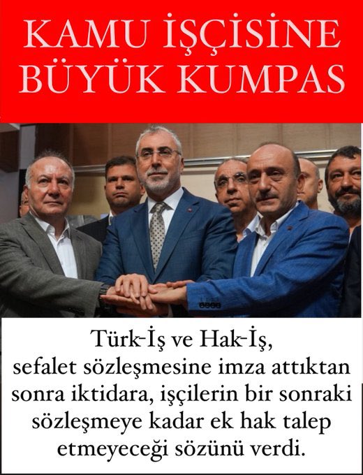 Kamuİşçileri İtibarsızlaştırıldı