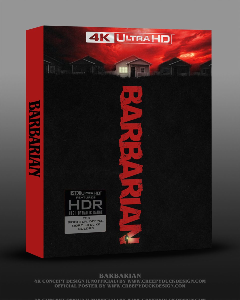 Hi <a href="/20thcentury/">20th Century Studios</a>! I'm joining the chorus here of fans who would love <a href="/zcregger/">Zach Cregger</a> brilliant #Barbarian on 4k! Please and thank you. 🙏 Official poster by me. 😉🤘