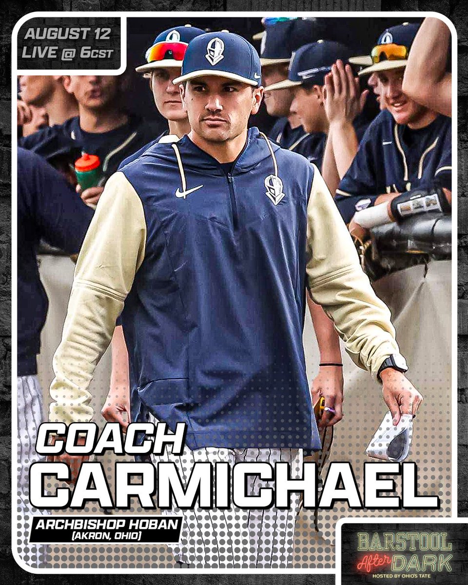 StoolAfterDark's tweet photo. We have brought in 4 of the finest Fungo Hitters in the Midwest to help on stream tonight

Coach Carmichael (Hoban - Akron, OH)

Coach Lotus (St. Laurence - Burbank, IL)

Coach Lanning (Rockford Baseball Academy - Rockford, IL)

Coach Marras (Stars Baseball - Lake Zurich, IL) https://t.co/BoAgqh6EOd