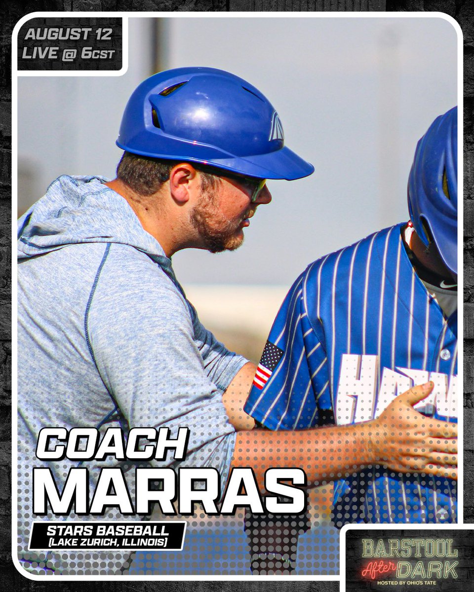 We have brought in 4 of the finest Fungo Hitters in the Midwest to help on stream tonight

Coach Carmichael (Hoban - Akron, OH)

Coach Lotus (St. Laurence - Burbank, IL)

Coach Lanning (Rockford Baseball Academy - Rockford, IL)

Coach Marras (Stars Baseball - Lake Zurich, IL)