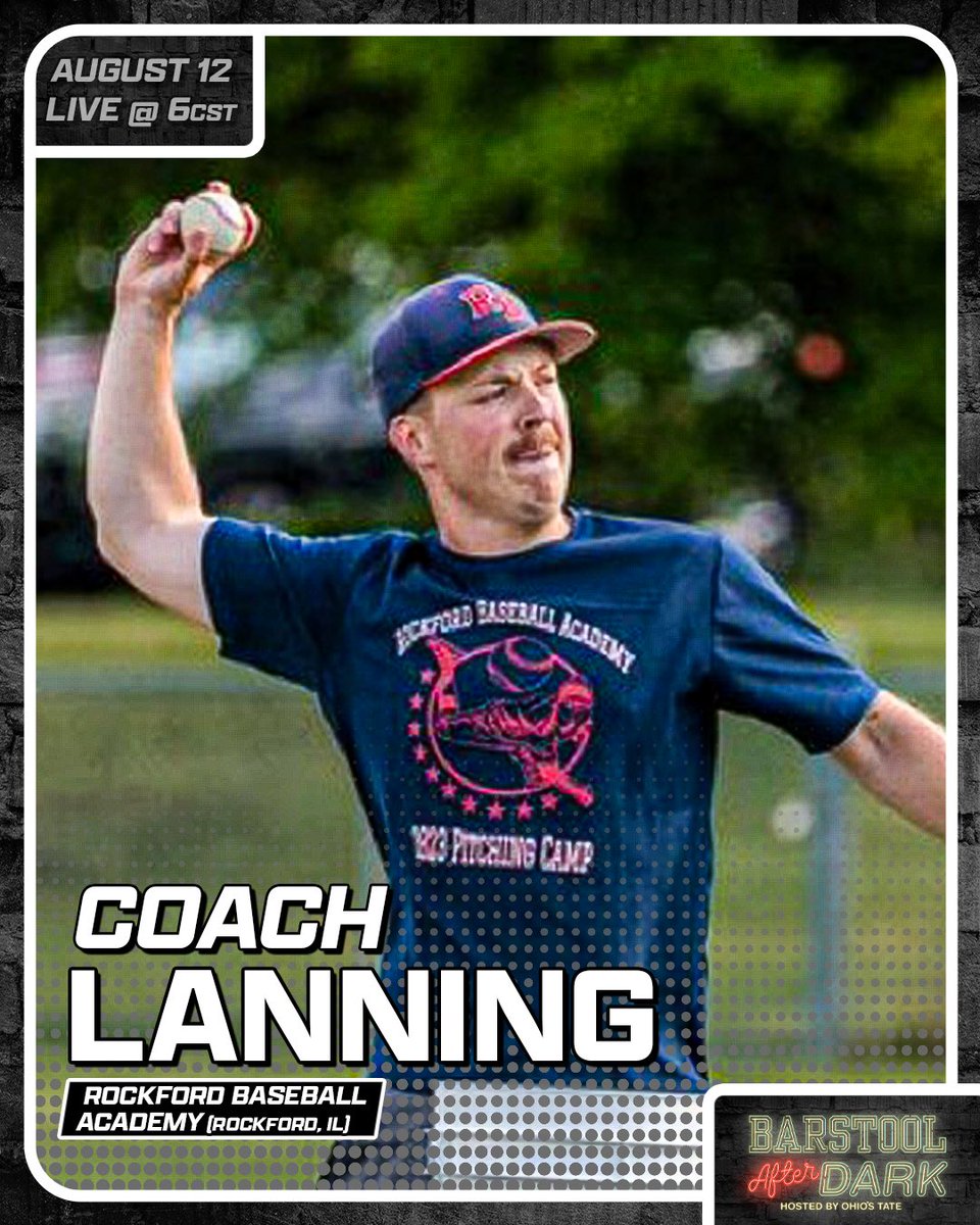 StoolAfterDark's tweet photo. We have brought in 4 of the finest Fungo Hitters in the Midwest to help on stream tonight

Coach Carmichael (Hoban - Akron, OH)

Coach Lotus (St. Laurence - Burbank, IL)

Coach Lanning (Rockford Baseball Academy - Rockford, IL)

Coach Marras (Stars Baseball - Lake Zurich, IL) https://t.co/BoAgqh6EOd