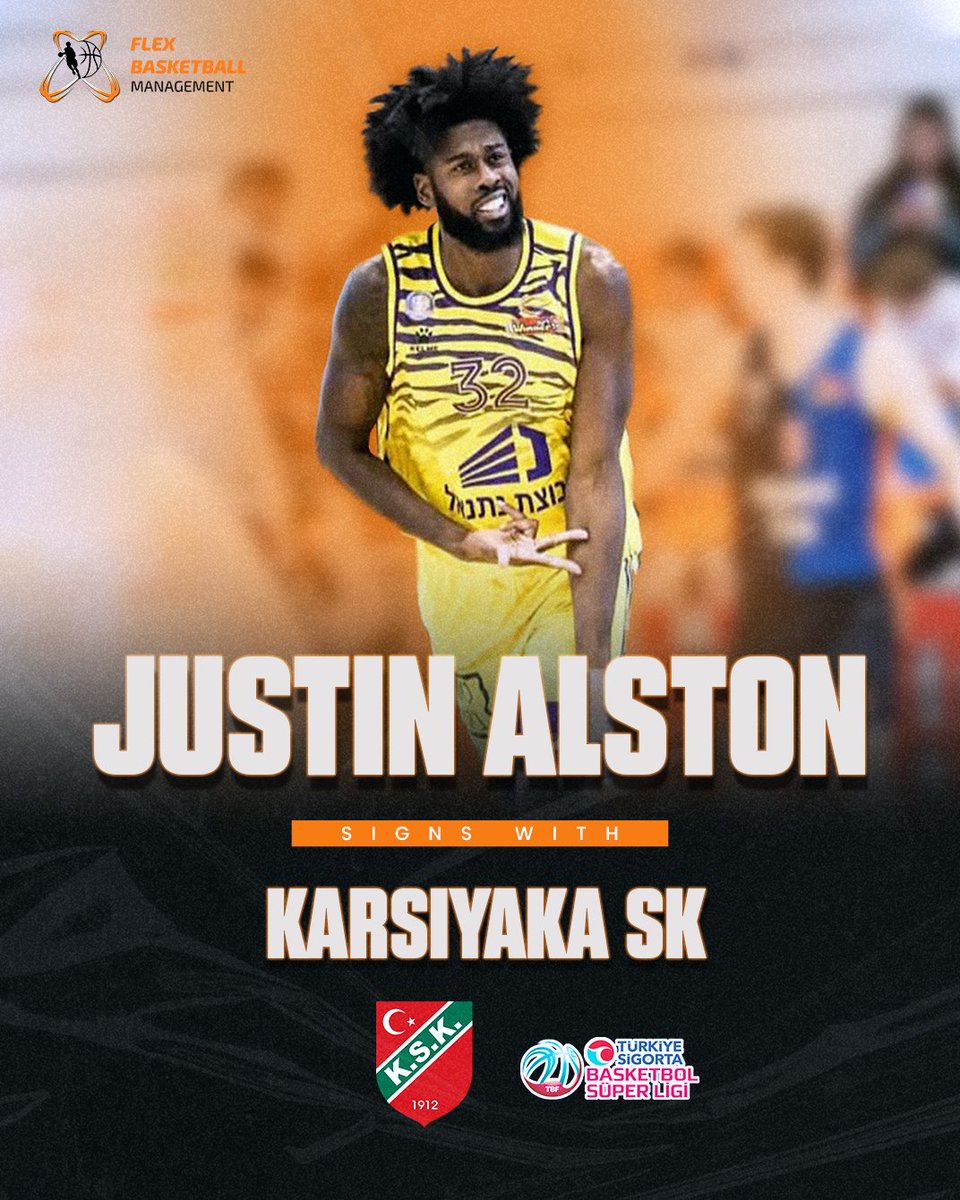Flex Basketball Management (@flexbball) on Twitter photo Market unlock as Justin Alston signed a one year deal with <a href="/KarsiyakaSK/">Karşıyaka Spor Kulübü</a> in the elite level Turkish BSL ! Let's work J 🤞✍️ Market unlock as Justin Alston signed a one year deal with <a href="/KarsiyakaSK/">Karşıyaka Spor Kulübü</a> in the elite level Turkish BSL ! Let's work J 🤞✍️
