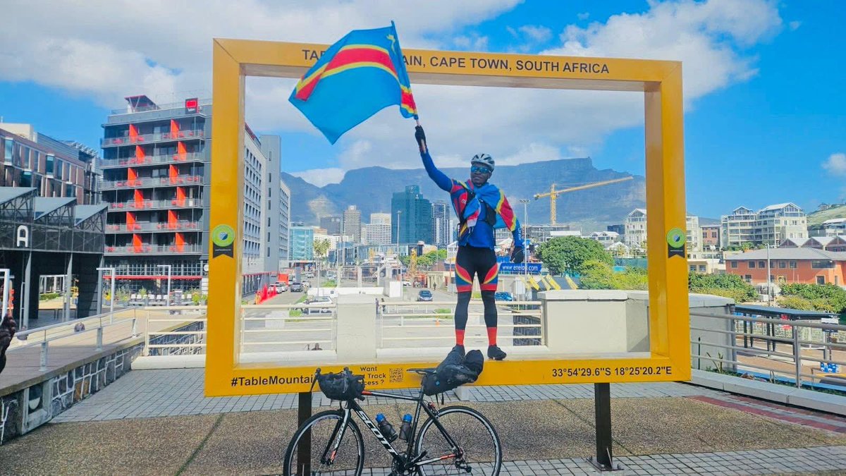 Ben_Murhabazi's tweet photo. 🚴‍♂️ 46 jours • 6 000 km • 6 pays • 1 message : La paix n’a pas de frontières 🕊️🌍🇨🇩

De Goma à Cape Town, Miguel Masaisai a pédalé pour unir la jeunesse africaine.
Un exploit historique qui inspire tout un continent.

#PedalsForPeace #MiguelMasaisai #Paix #RDC #AfriqueUnie https://t.co/svSWuxVn3z