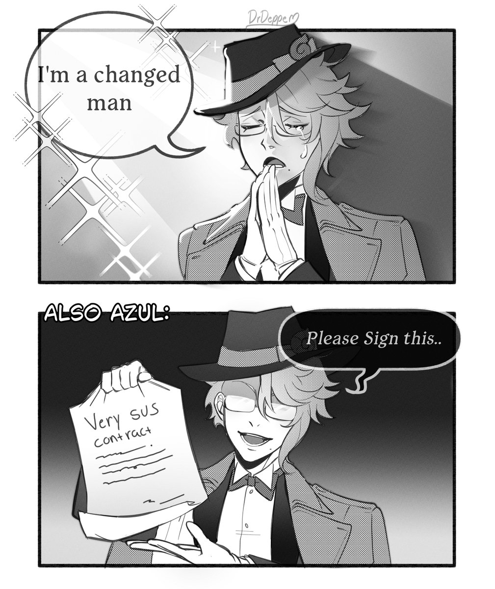 [🐙]
.
#twst #Azulashengrotto #アズール・アーシェングロット