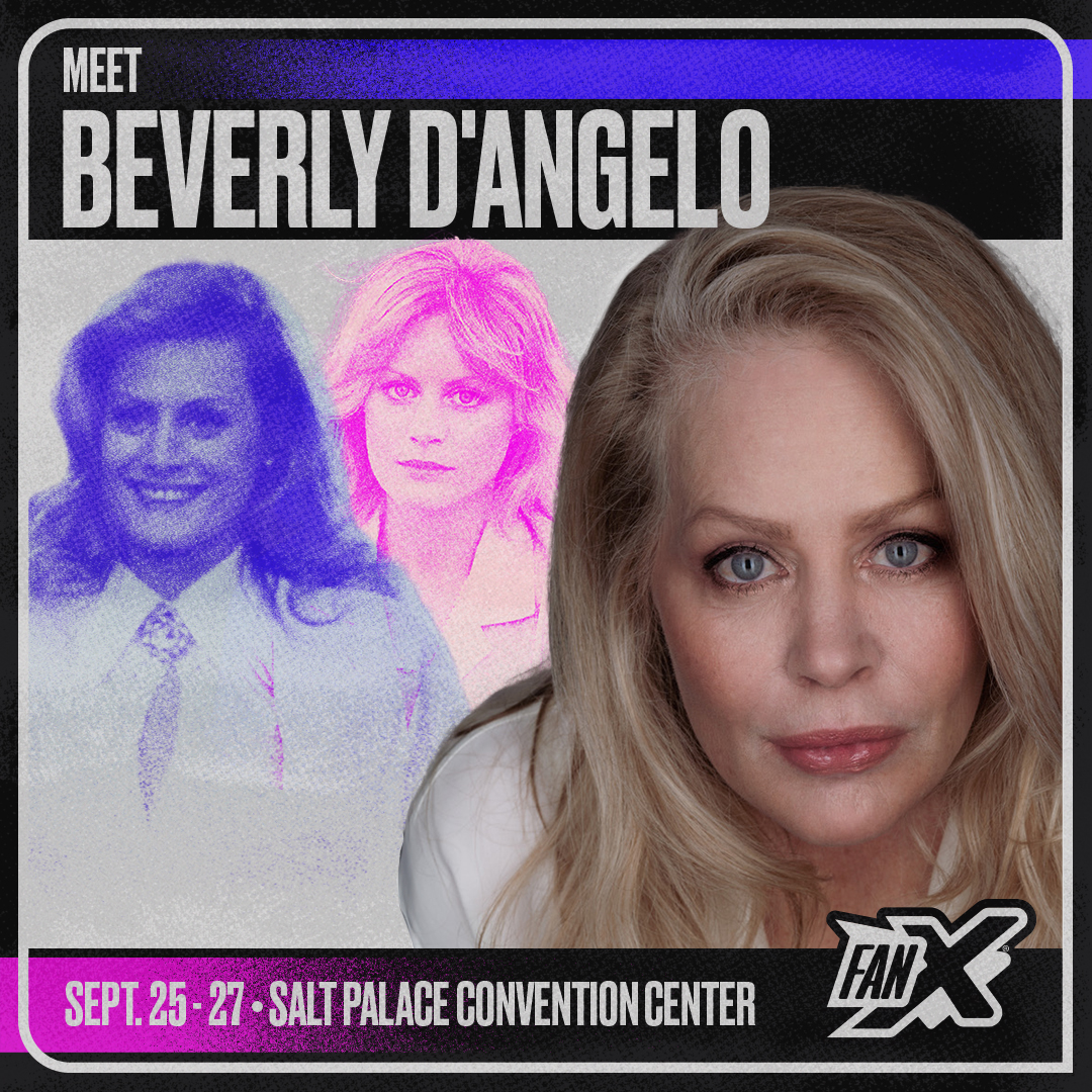 📣 Welcome Beverly D'Angelo to FanX Salt Lake Comic Convention!!

🎟 Join us September 25th-27th, get your tickets: bit.ly/3JwTFve