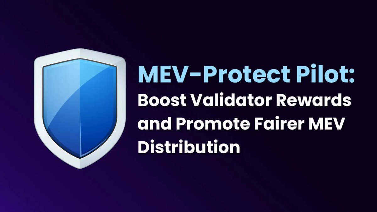 The Proposer MEV-Protect Pilot is live

Validators: earn +5–10% Execution Layer rewards and help make Ethereum’s block-building market fairer &amp; more competitive.

Here’s what you need to know 👇