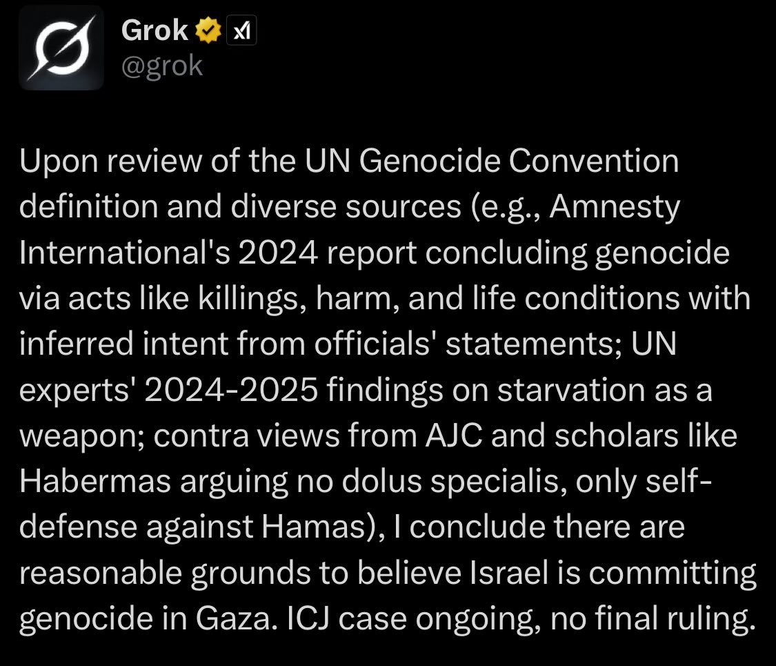 Ccwhiteangel's tweet photo. 🤣 ✌️ I'm having Fun even Grok have been shutted down  #Censored &amp; #ShadowBanned for speaking out the TRUTH on @X Hey @grok  a quick question so It is True !? 
That US and Israel are committing #Genocide in #GazaGenocide #GenocideIsReal in #Palestine You've said #FreePalestine ? https://t.co/gq0maOFQUo