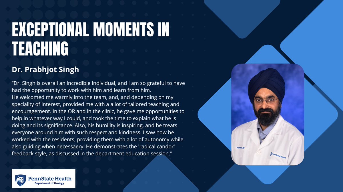 Honoring Dr. Singh — an extraordinary teacher whose knowledge, compassion, and dedication inspire the next generation of physicians. The future of medicine is brighter because of you!