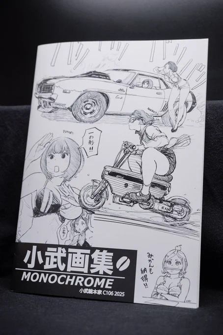 C106新刊画集9(40P 4C・ハイエンドデジタル)と新刊画集モノクローム(28P モノクロ・オフセット)表紙
