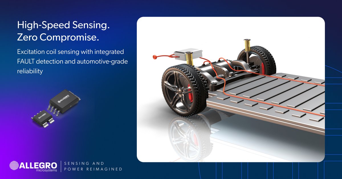 allegromicro's tweet image. Protection at lightning speed. Allegro's ACS37030 current sensor detects faults instantly to safeguard your critical EV power systems.
Learn more: hubs.ly/Q03lV2tN0
#Automotive #EV #CurrentSensor #AllegroMicroSystems