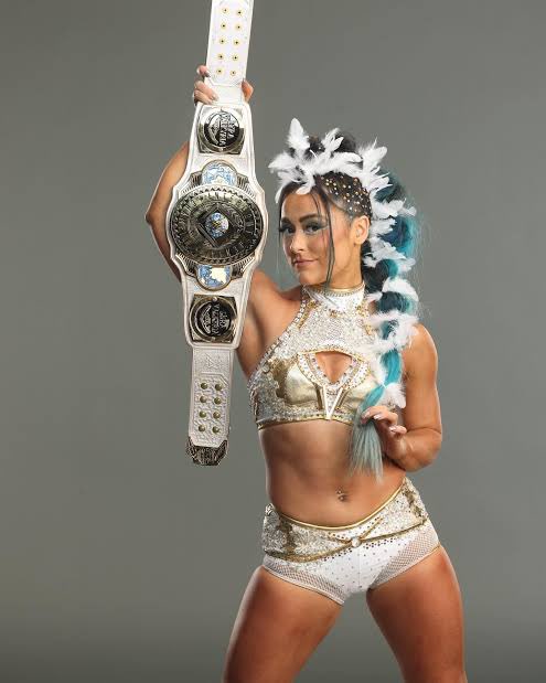 • first women’s intercontinental champion.
• double champion at Wrestlemania.
• held her own in promo segments with Becky &amp; Bayley multiple times.
• had MOTN with Becky at back to back PLE’s.
• has top 5 most PLE appearances in 2025.
• good/great matches consistently.