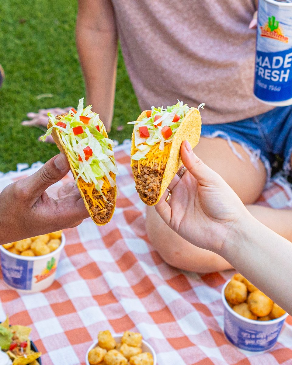 Taco 'bout a perfect Tuesday 🌮🎉Visit your local TacoTime and spice up your day! 😉