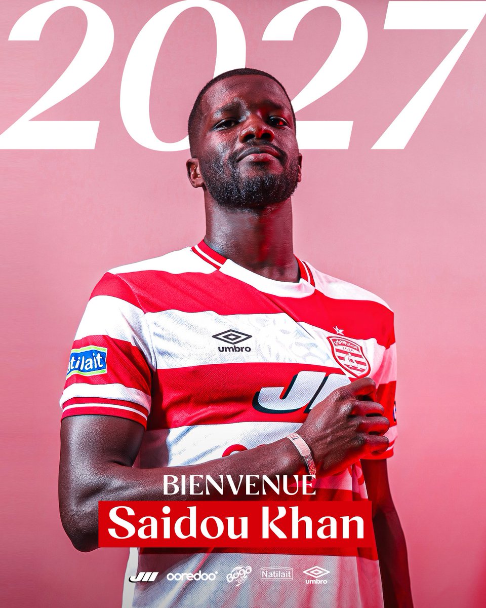 Welcome to #CA 🇦🇹  𝗦𝗮𝗶𝗱𝗼𝘂 𝗞𝗵𝗮𝗻 🙌 

✍ ⚽ 2ans+ #ClubAfricain #CAfoot
#Until_the_last_breath
