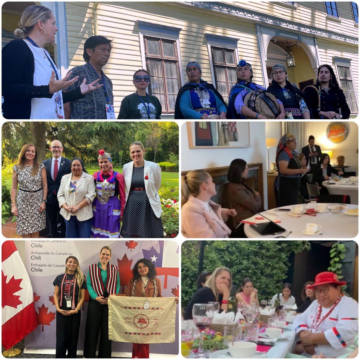 Le 9 août, c’est la #JournéeDesPeuplesAutochtones 🌍 Le Canada honore les cultures autochtones et réaffirme son engagement envers la réconciliation. Cette année, l’ambassadrice Karolina Guay a rencontré des leaders autochtones. 🇨🇦🤝🇨🇱