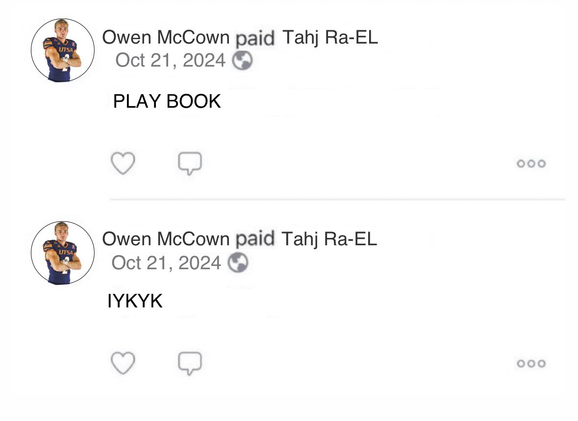 🚨BREAKING🚨: Sources have acquired information that Owen McCown paid for the Memphis playbook 👀