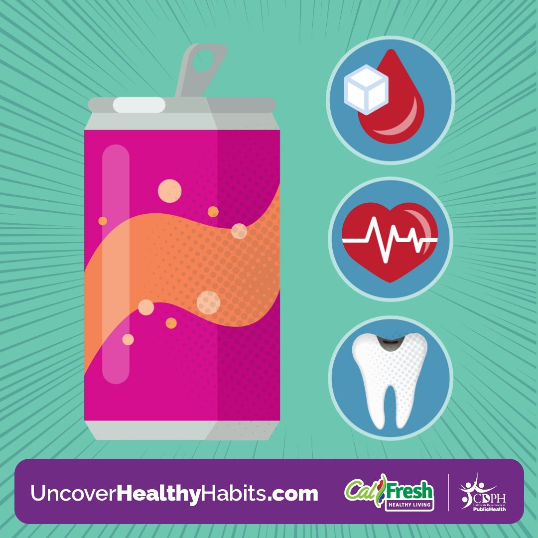 Did you know sodas and other sugary drinks come with some not-so-sweet health risks? Drinking too much sugar has been linked to type 2 diabetes, heart disease, and tooth decay. Let’s make healthier choices for a sweeter future!
#HealthyChoices #SugarAwareness #RethinkYourDrink