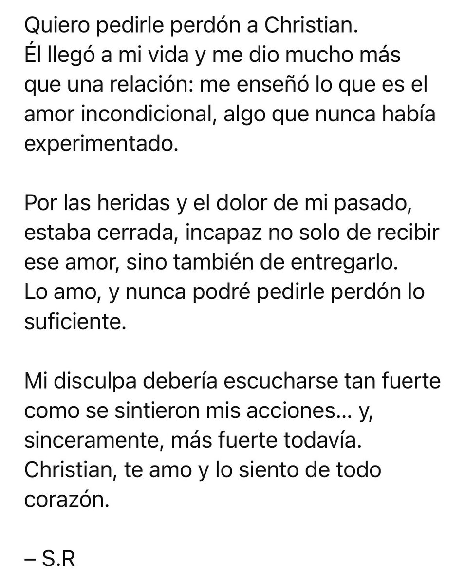 Sha'carri ha escrito pidiendo perdón a Coleman.