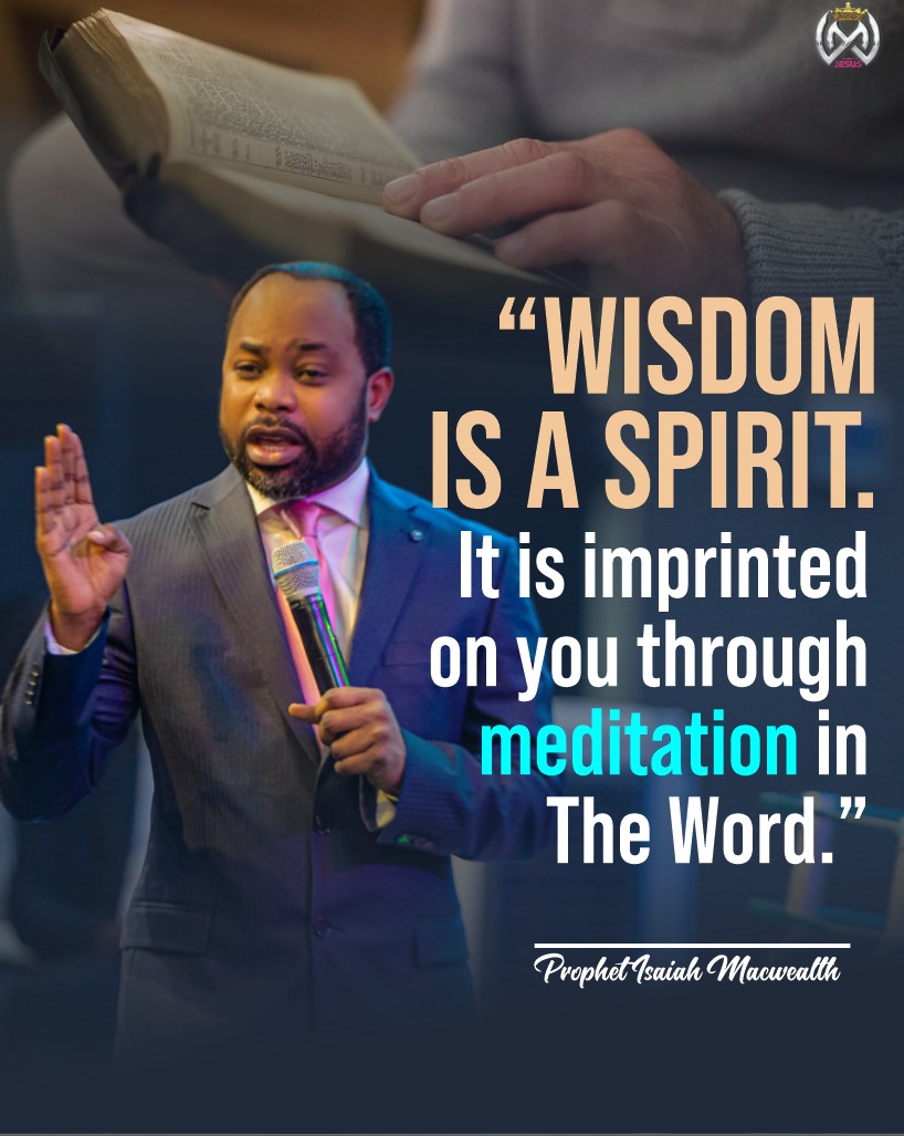 isaiahmacwealth's tweet photo. There’s a guaranteed path to becoming  wise, it is investing in meditation.

Never let go of the Word.

#JesusReigns https://t.co/h6yUZ4VJdA