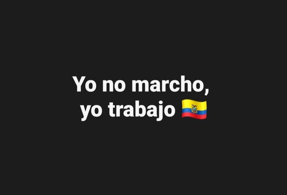 cabra_dice's tweet photo. La misma gente que decía "yo no marcho, yo trabajo" es la que hoy se suma a la seudo #marchaporlapaz encabezada por @DanielNoboaOk. https://t.co/18UmOV7lBD