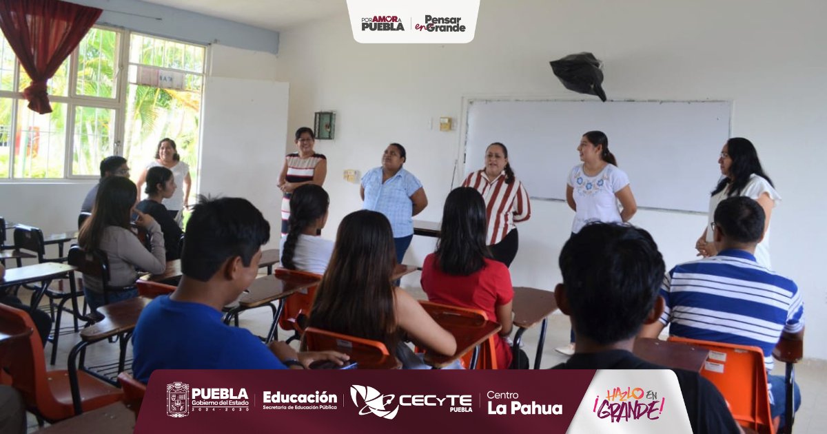 Bienvenidos a  EMSaD La Pahua, donde comenzamos a escribir una nueva historia en su preparación académica y conocer a sus docentes quienes los guiarán en esta aventura, arrancamos con todo en nuestro curso propedéutico.#PorAmorAPuebla #CECyTEPuebla #HazloEnGrande #PensarEnGrande