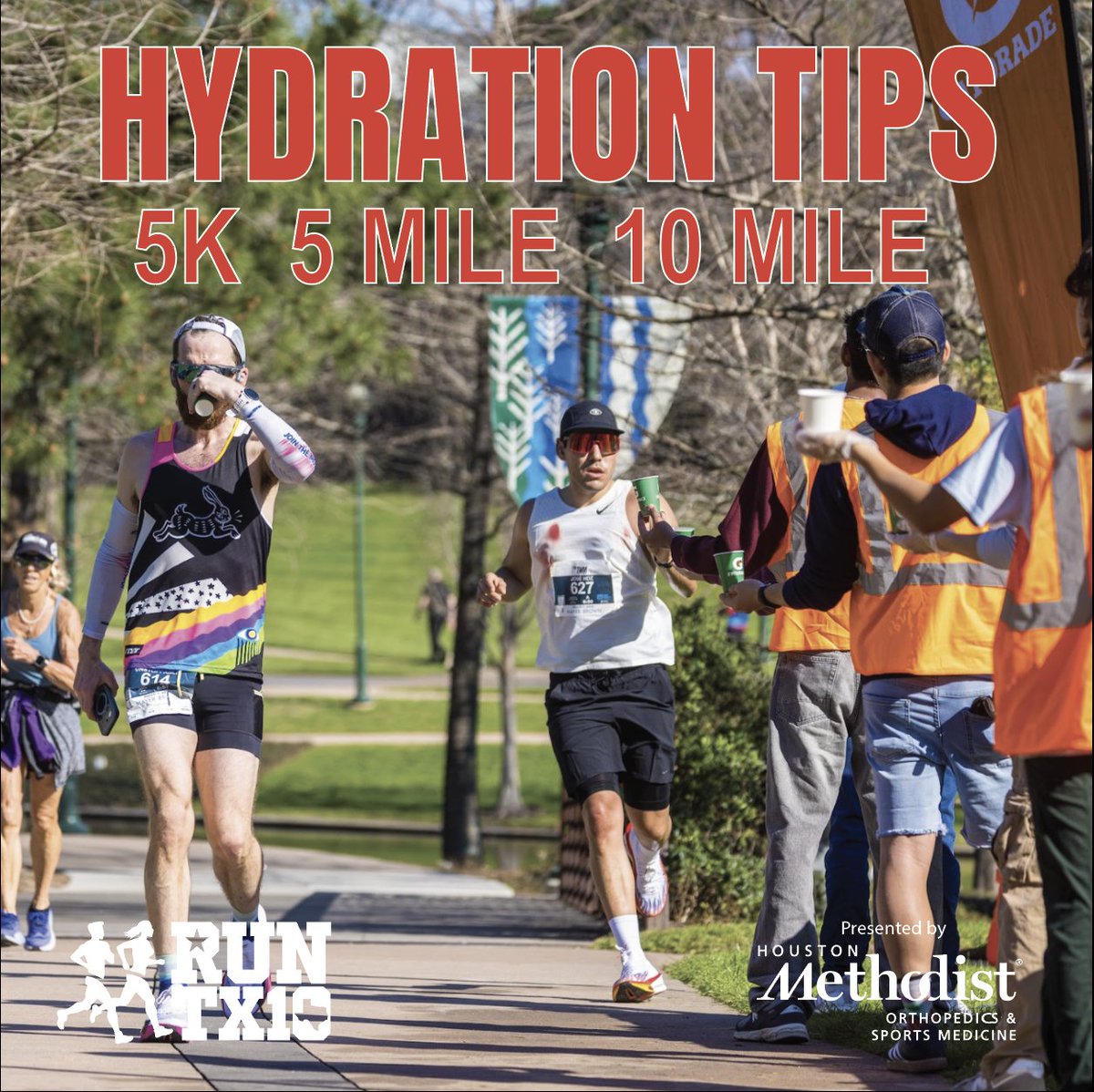 Texas10series's tweet image. Hydration isn’t just about water — it’s timing, electrolytes, and staying ahead of the Texas heat. 💦🏃‍♀️
From 5Ks to 10 Milers, smart runners hydrate early and often.
#Texas10Series #RunnerTips #HydrationHack #RaceDayReady #RunTexas #5KTraining #10MileChallenge