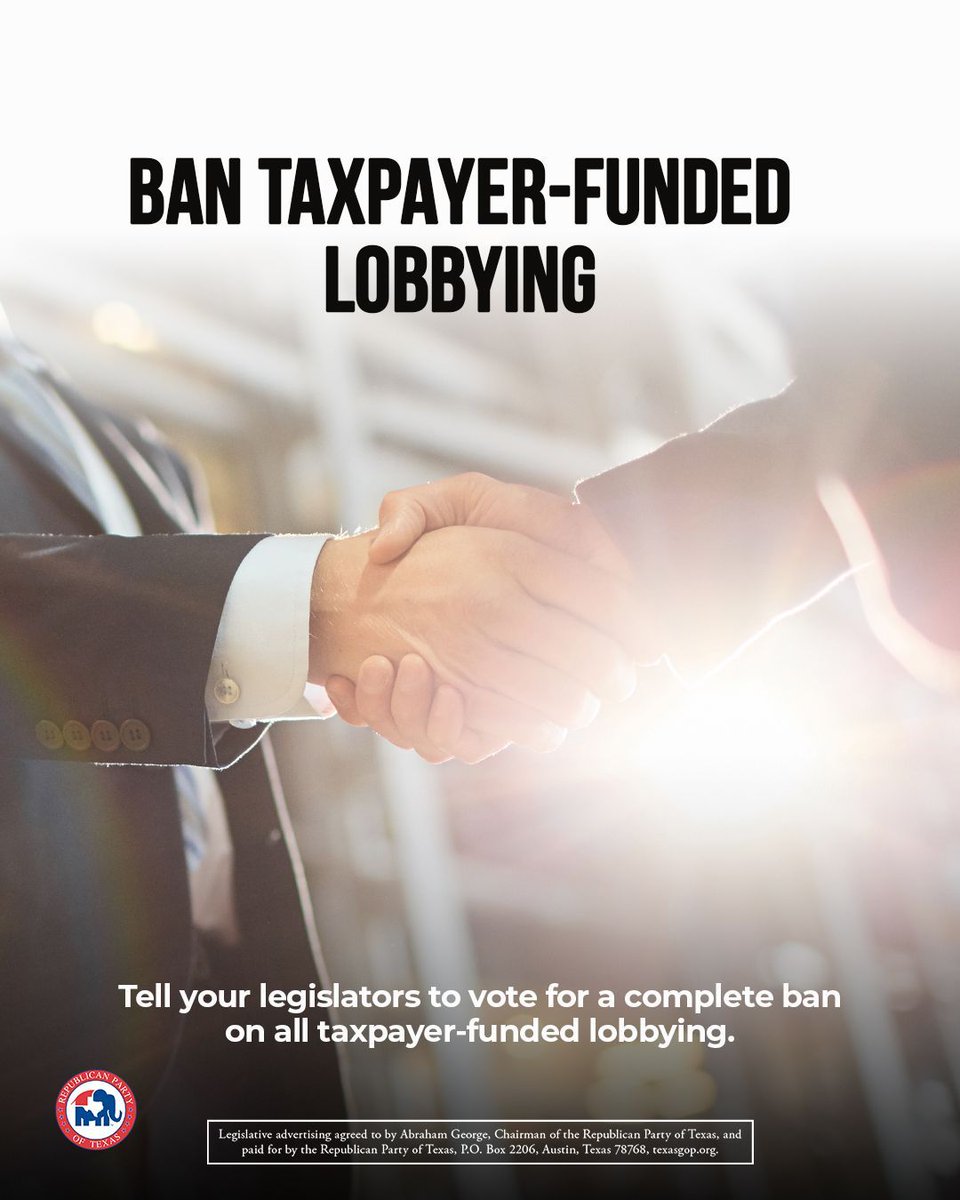 Any carve-out in a taxpayer-funded lobbying ban creates dangerous loopholes that corrupt politicians will exploit to keep wasting your tax dollars against conservative priorities.

We expect a comprehensive, no-exceptions ban covering every public entity - school districts,