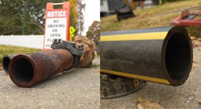 UConOnline's tweet image. Eversource is replacing 18,600 feet of aging natural gas lines in Danbury, Conn., with durable plastic pipe to improve safety, reduce leaks, and enhance long-term service reliability. #pipelinereplacement #gaspipe #plasticpipe

ow.ly/wu9850WCR3M