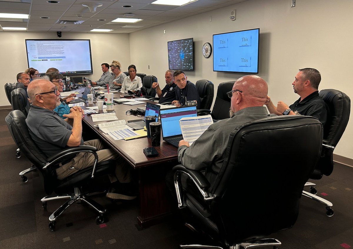 OEM's Preparedness &amp; Response team met last week to identify strengths and weaknesses in logistics capabilities and enhance overall disaster preparedness and response. FEMA Region 6 staff participated as well.

#EMAwarenessMonth #ThankAnEM #LCAT #ReadyOK