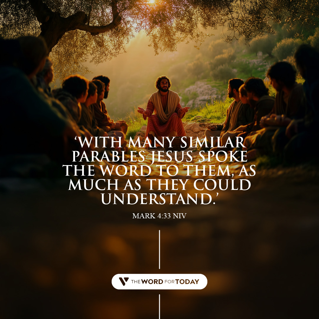 thewordfortoday's tweet image. Jesus spoke parables so His disciples would grasp truths simply. Share truth in simple terms and repeat it until it sticks. Keep it clear, relatable, and life-changing ... and trust the Spirit to unlock understanding.
📖 Mark 4:33
Full devo: f.mtr.cool/elkkjxhiuw
#KeepItSimple